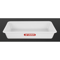 Commercial Shallow Food Storage Tray | 17in Food Container | Polypropylene | Vogue J216