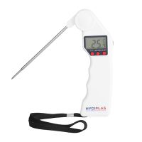 Digital Food Thermometer | Temperature Probe | Colour Coded White | Hygiplas J242