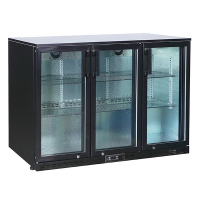 Commercial Back Bar Cooler | Triple Door Bottle Fridge | Bar Refrigerator | Koldbox KBC3