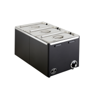 Commercial Bain Marie | Hot Food Display | Large Capacity | King Edward CBM2/BLK
