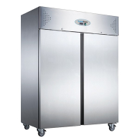 Commercial Gastronorm Freezer | Double Door Ventilated Freezer | 1200L Stainless Steel | Koldbox KXF1200