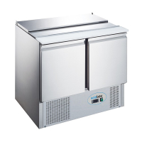 Commercial Saladette | 2 Door Compact Gastronorm Prep Fridge | 240L Capacity | Koldbox KXCC2-PREP