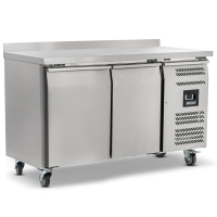 Commercial Gastronorm Freezer Counter | 2 Door Freezer | 282L Capacity with Upstand | Blizzard LBC2