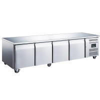 Commercial 4 Door Slimline Freezer Counter | 600mm Depth Refrigeration | 449L Capacity | Blizzard LBC4SL