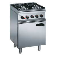 Commercial Gas Range | 4 Burner Cooker | Legs At Rear Design | Lincat SLR6