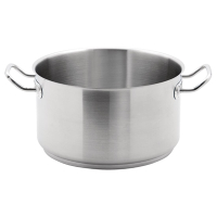 Stainless Steel Stew Pan | Large Stock Pot | 9.5 Litre Capacity | Vogue M941