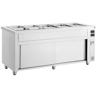 Commercial Bain Marie | Heated Food Warmer | 5x1/1 GN Capacity | Inomak MHV718