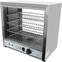Medium Countertop Pie Warmer | Hot Food Display Cabinet | 32 Pie Capacity | Modena MPW1
