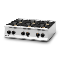 Gas Countertop Boiling Top | Commercial Gas Hob | 4 Burners | Lincat OG8004