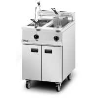 Commercial Gas Twin Tank Fryer | Freestanding Deep Fat Fryer | Pumped Filtration System | Lincat OG8111_OP