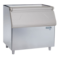 Ice Storage Bin | Commercial Ice Container | 478kg Capacity | Simag R400