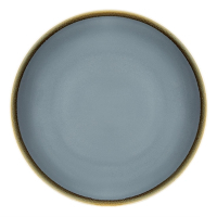 Round Coupe Plate | Kiln Stoneware Tableware | 230mm Ocean Blue | Olympia SA282