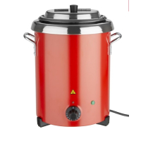 Commercial Soup Kettle | Red Soup Warmer | 10L Capacity | Buffalo GH227