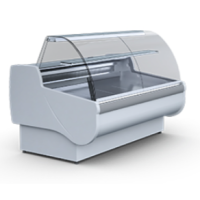 Commercial Meat Serve Over Counter | Refrigerated Display Case | 2540mm Multiplexable | Igloo TOBI250M
