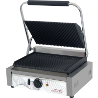 Commercial Panini Grill | Bistro Grill | Heavy Duty Ribbed Base & Top | Modena TPG11