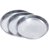 Tapered Pizza Pan w/rim 14 x 1.5 anodised TPPR.14.15.HA.AN