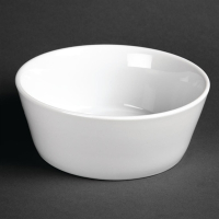 Sloping Edge Bowls | White Porcelain Bowls | 150mm Diameter | Olympia U164