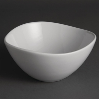 Wavy Bowls | Whiteware Serving Bowls | 150mm Ceramic | Olympia U187