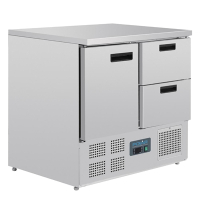 Commercial 2 Drawer Counter Fridge | Undercounter Refrigerator | 240 Litre Capacity | Polar U637