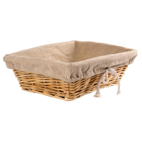 Wicker Rectangular Basket | Storage Container | Natural Woven Design | U746