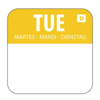 Dissolvable Food Rotation Labels | Food Safety Stickers | Tuesday Rotation | Vogue U778