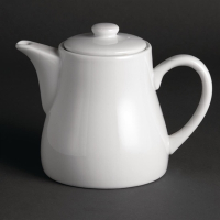 Porcelain Teapot | White Tea Pot | 795ml Capacity | Olympia U823