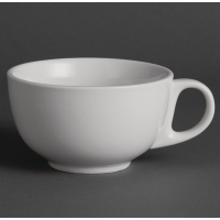 Cappuccino Cups | Whiteware Porcelain Cups | 425ml/15oz Capacity | Olympia U827