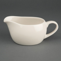 Sauce Boat | Gravy Boat | 350ml (12oz) Ivory Porcelain | Olympia U852