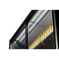 Commercial Multideck Display | Hinged Door Chiller | 700mm Black | Zoin Cervinho UA055-70