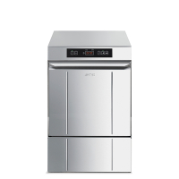 Commercial Glasswasher | 400mm Square Basket | Undercounter Dishwasher | Smeg UG405DUK