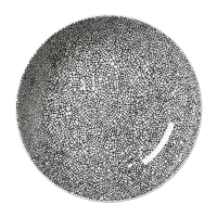Crackle Black Coupe Bowls | Black Ceramic Bowls | 205mm | Steelite Ink VV1047
