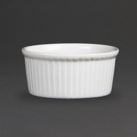 Whiteware Ramekins | Porcelain Serving Dish | 85mm Diameter | Olympia W432