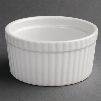 Souffle Dish | Whiteware Porcelain Dish | 128mm Ramekin | Olympia W446
