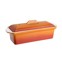 Pate Terrine Mould | Orange Terrine Dish | 1.3 Litre Capacity | Vogue W455