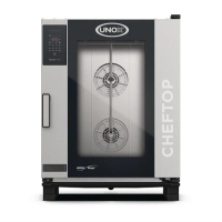 Commercial Combi Oven | 10 Tray Cheftop Mind Maps ZERO | Digital Touch Controls | Unox XEVC-1011-EZLM
