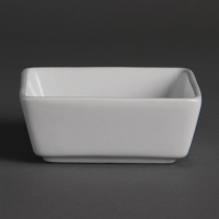 Mini Square Dishes | Appetizer Plates | 85mm Premium Serving Dishes | Olympia Y729