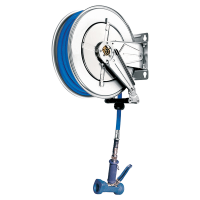 Commercial Wash Down Hose Reel | Wall-Mounted Water Hose | 15m Capacity | AquaJet MSRK15/HDG