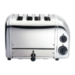 Commercial Bun Toaster | 4 Slot Bread Toaster | Black Finish | Dualit 43027