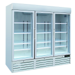 Commercial Glass Door Display Fridge | 3 Door Upright Refrigerator | 1400L Capacity | BestFrost GDR1400