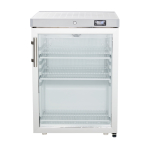 Commercial Glass Door Fridge | Undercounter Refrigerator | 127 Litre Capacity | White | Best Frost BR200G