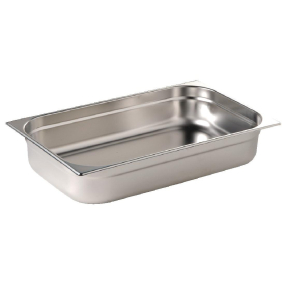 Stainless Steel Gastronorm Pan | 1/1 GN Container | 65mm Depth | Vogue K903