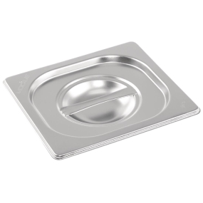 Stainless Steel Gastronorm Lid | 1/6 GN Container Cover | Kitchen Storage Solution | Vogue K993