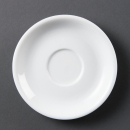 Olympia Whiteware Cappuccino Saucers CB470