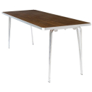 Gopak Contour Folding Table Teak 4ft DM941