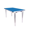Gopak Contour Folding Table Blue 4ft DM945