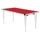 Gopak Contour Folding Table Red 6ft DM948
