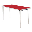 Gopak Contour Folding Table Red 4ft DM949