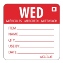 Vogue Removable Day of the Week Label Wednesday L068