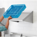 Modena SDB Glasswasher Basket Wall Mounted Slanted Shelf Drying Rack