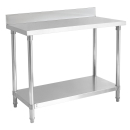 Modena WT1500-Ga Stainless Steel Wall Prep Bench Table - 1500w x 600d x 850h
